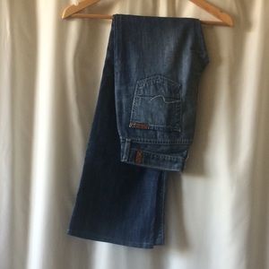 Kids 14, 7 for all mankind, summer weight jeans